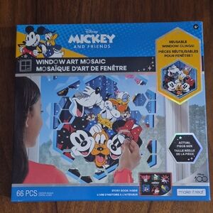Disney Mickey and Friends Colorful Window Art Set